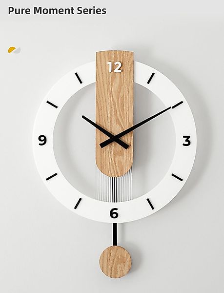 Welikera Wanduhr Wanduhr, 40cm leise pünktlich günstig online kaufen