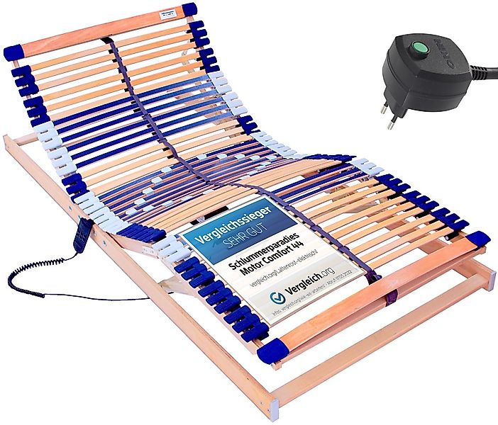 Lattenrost mit Motor Comfort 44® Motor, Schlummerparadies, Kopfteil motoris günstig online kaufen