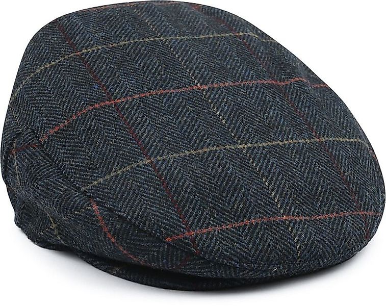 Barbour Wilkin Flat Cap Herringbone Grün - Größe M günstig online kaufen