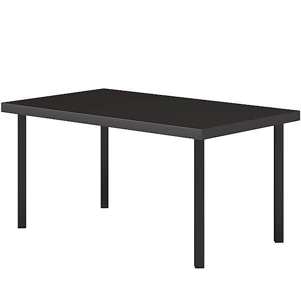 Outsunny Rechteckiger Gartencouchtisch, Beistelltisch aus Metall mit Holzma günstig online kaufen
