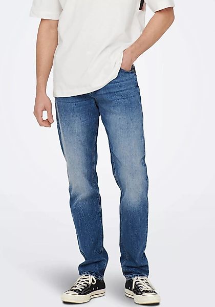ONLY & SONS 5-Pocket-Jeans ONSAVI COMFORT L. BLUE 4934 JEANS NOOS günstig online kaufen