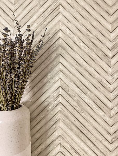 Newroom Vliestapete, Beige Tapete Modern Holz günstig online kaufen