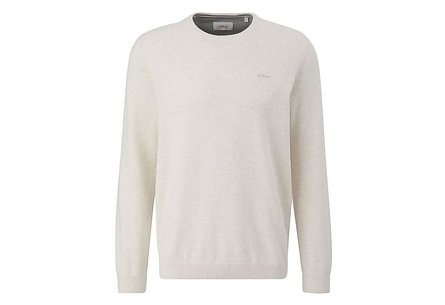 s.Oliver Rundhalspullover Pullover (1-tlg) Rundhals-Ausschnitt, langarm, Lo günstig online kaufen