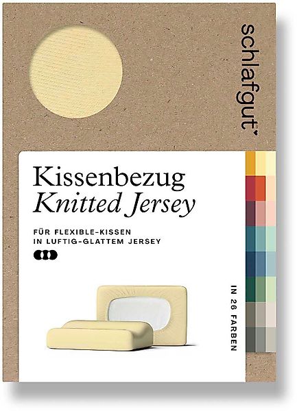 Schlafgut Kissenbezug »Pure flexibler Kissenbezug für Nackenstützkissen«, ( günstig online kaufen