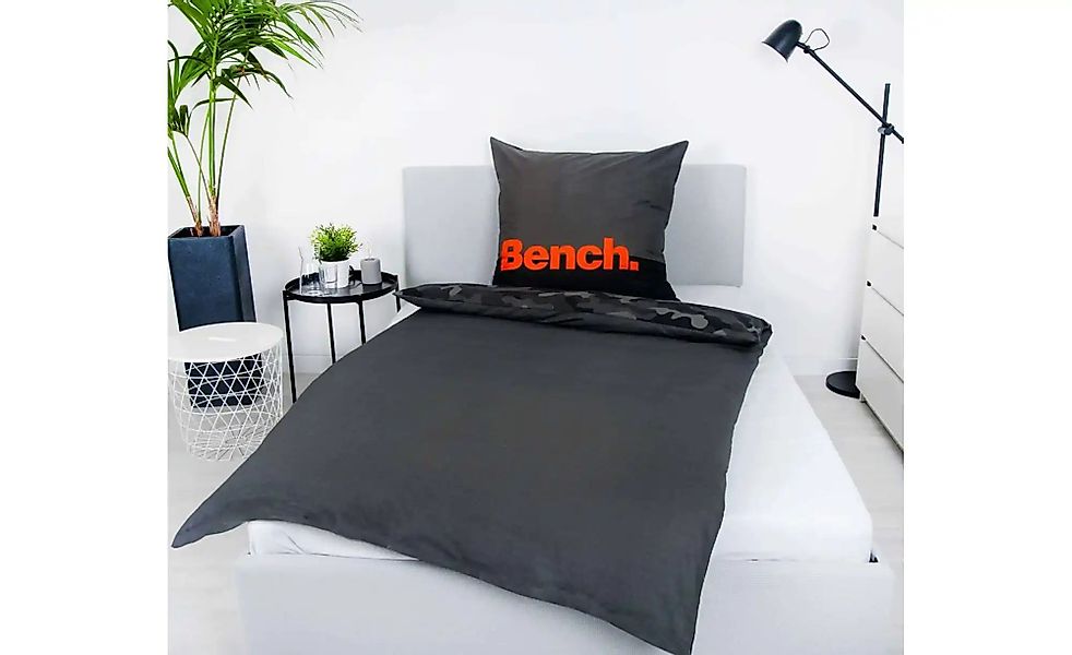 Bench. Wendebettwäsche "Bench" mit Schriftzug günstig online kaufen