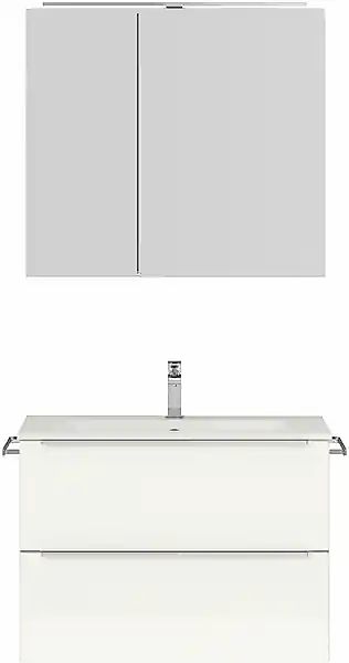 nobilia® Badmöbel-Set »Levere« vormontiert, mit Soft-Close, 2 Stk. tlg. günstig online kaufen