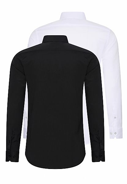 Rusty Neal Langarmhemd im Slim-Fit geschnitten günstig online kaufen