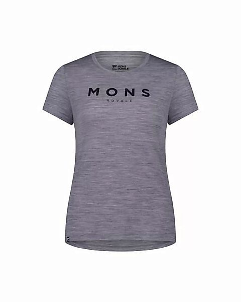 Mons Royale Kurzarmshirt Mons Royale W Icon Tee Print Damen Kurzarm-Shirt günstig online kaufen