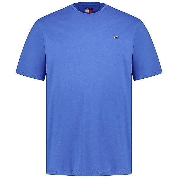 Tommy Jeans T-Shirt aus Materialmix Farbe royalblau Größe: 5XL günstig online kaufen