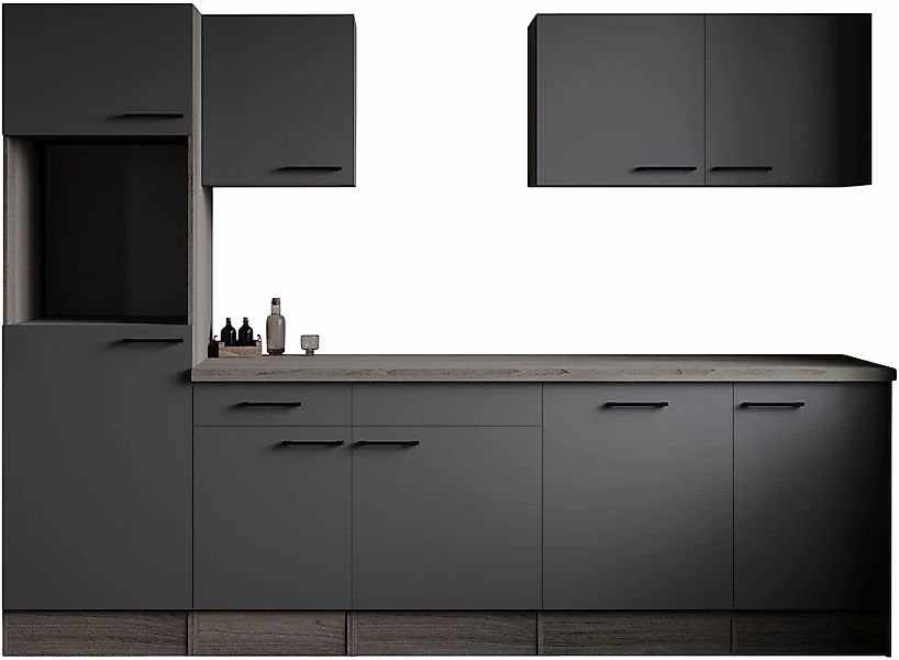 RESPEKTA Küchenzeile "Oliver" Breite 280 cm, 90 cm Arbeitshöhe, in exklusiv günstig online kaufen