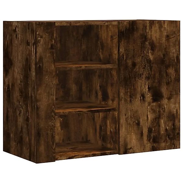 vidaXL Wandregal Räuchereiche 75x35x60 cm Holzwerkstoff 848427 günstig online kaufen