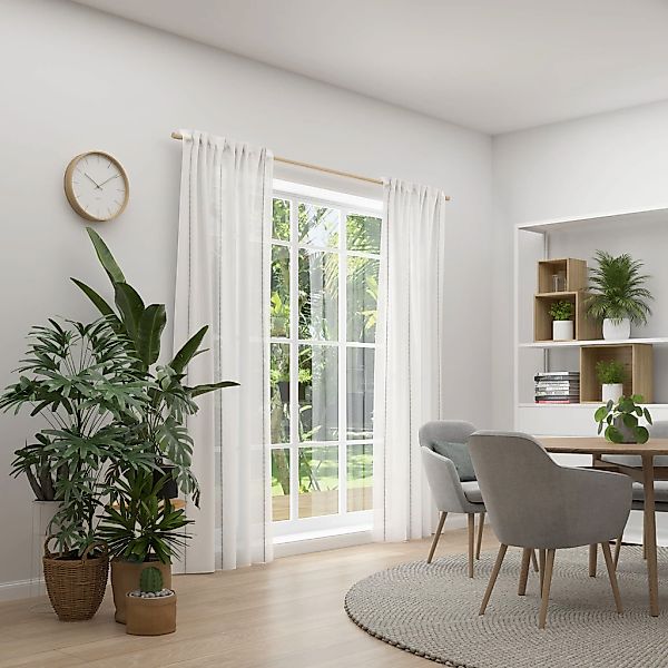 Neutex for you Vorhang "RASA" Multifunktionsband 1 Stk. tlg. Feiner Längsst günstig online kaufen