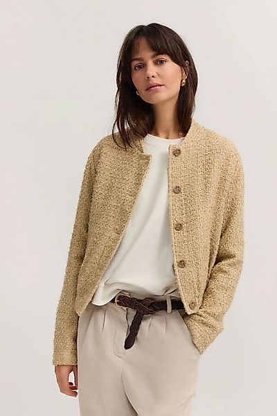 bugatti Kurzjacke "Hochwertig" Boucle in Blouson-Style günstig online kaufen