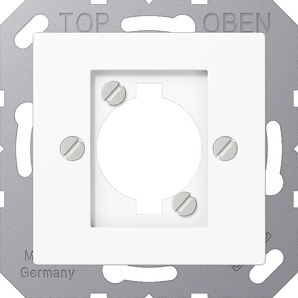 Jung Abdeckung f. XLR-Steckdose alpinweiß A 568 BF WW günstig online kaufen