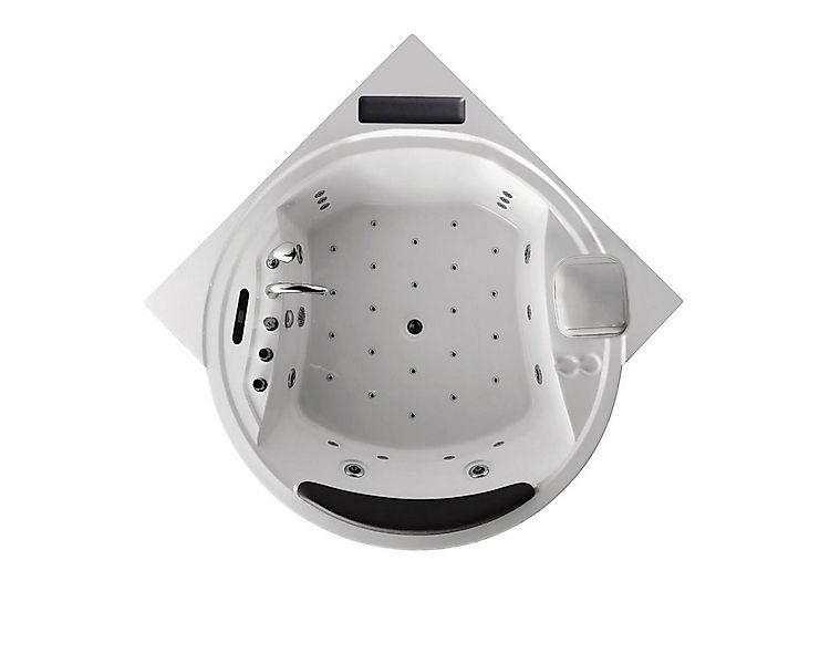 Duwilux Whirlpool-Badewanne XL 2 Personen Whirlpool Boulder 181x181 Badewan günstig online kaufen