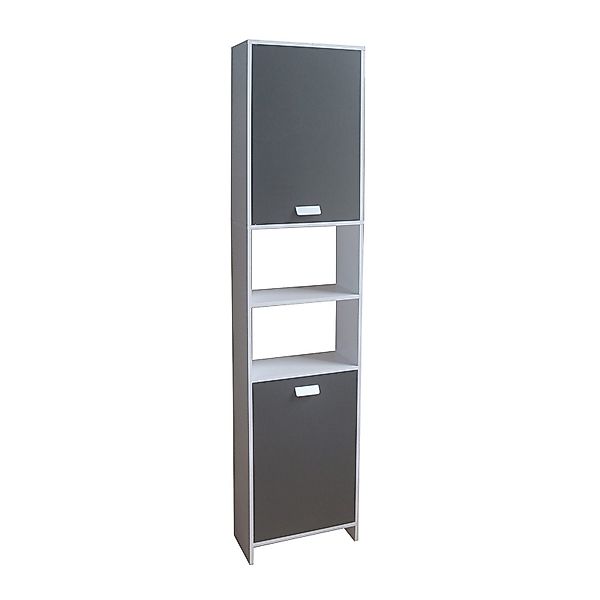 HTI-Living Badregal Badregal Grau/Weiß Thekla, Stück günstig online kaufen