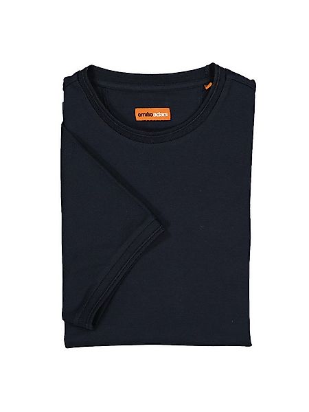 emilio adani T-Shirt emilio adani Herren T-Shirt uni, Saphirblau günstig online kaufen