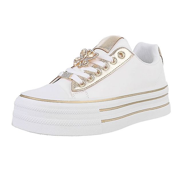 Ital-Design Damen Low-Top Freizeit Sneaker (88671929) Flach Sneakers Low in günstig online kaufen