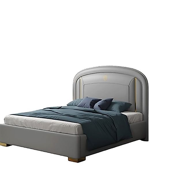 Xlmoebel Bett Stilvolles Bett 180x200 aus Samt mit Metallrahmen (1-tlg., Be günstig online kaufen