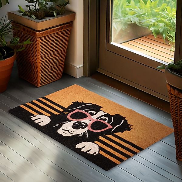 BRUBAKER Fußmatte Hund mit Sonnenbrille - günstig online kaufen