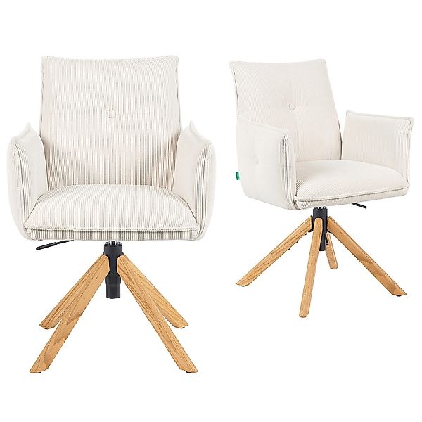 DUBI Möbel Polsterstuhl Mika-Paul 2er-Set günstig online kaufen