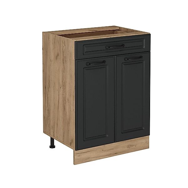 Vicco Unterschrank R-Line, Anthrazit Landhaus/Goldkraft Eiche, günstig online kaufen