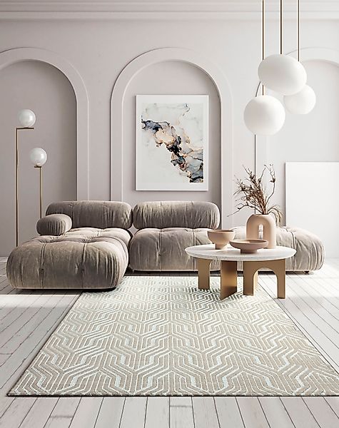 merinos Teppich »Creation 50057«, rechteckig, 10 mm Höhe, elegant, glänzend günstig online kaufen