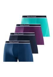 Bruno Banani Boxer "Boxershorts für Herren" 4er Pack, mit Steifen und Logo günstig online kaufen