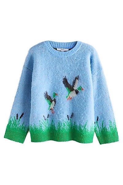 Next Rundhalspullover Angerauter Rundhalspullover, Kurzgröße (1-tlg) günstig online kaufen