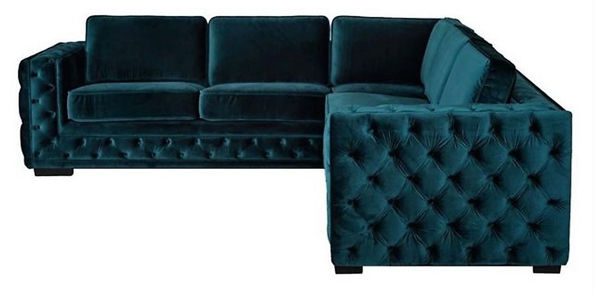 Xlmoebel Ecksofa Wohnlandschaft in Grün mit Chesterfield-Design für Ecksofa günstig online kaufen