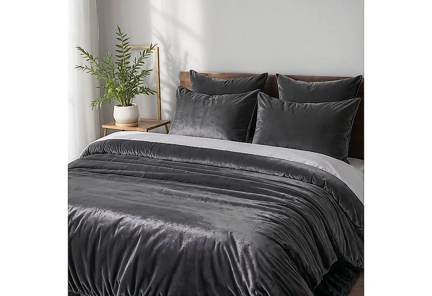 Cozyor Bettwäsche Kuschelbettwäsche flauschig warmer Teddy Plüsch, Biber, W günstig online kaufen