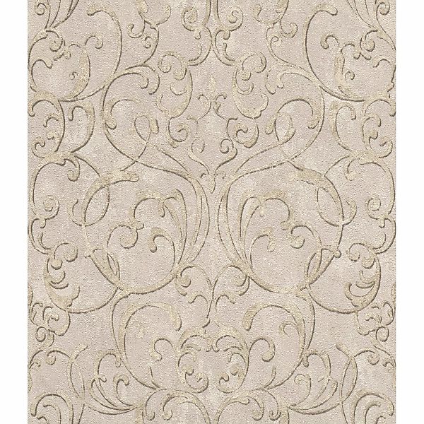 Rasch Vliestapete Tapetenwechsel II 651614 Ornament Taupe 10,05 x 0,53 m günstig online kaufen