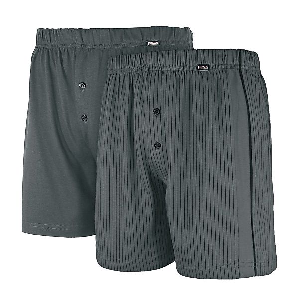 ADAMO Boxershorts Adamo 2er-Pack Boxershorts dunkelgrau günstig online kaufen