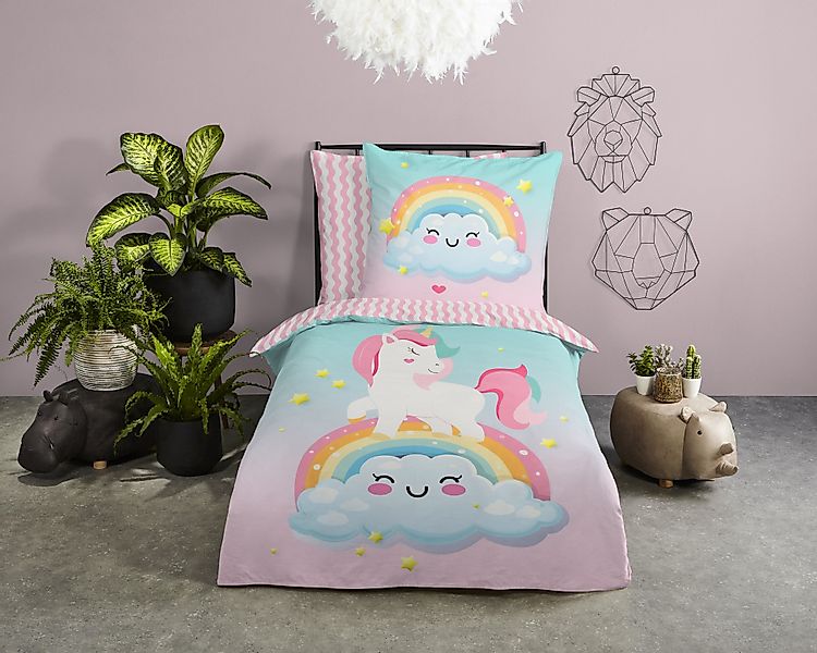 good morning Kinderbettwäsche »Sweety«, Baumwolle, 135x200, Wendeoptik, Kin günstig online kaufen