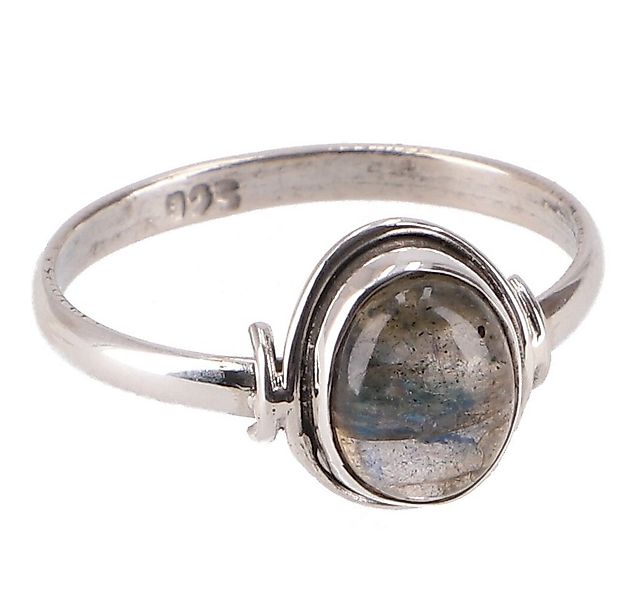 Guru-Shop Silberring Boho Silberring, filigraner Edelsteinring -.. günstig online kaufen