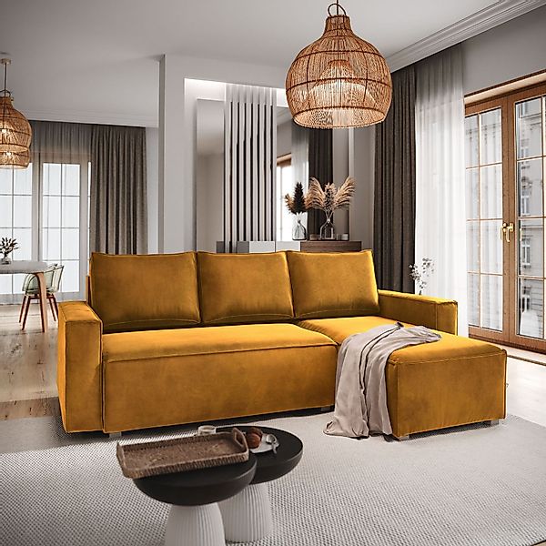 Masseno Ecksofa SILES mit Schlaffunktion L-Form, günstig online kaufen