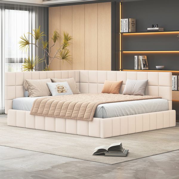 OKWISH Polsterbett Polsterbett Doppelbett Daybett Tagesbett günstig online kaufen
