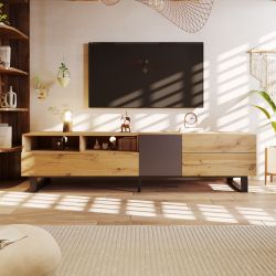 Merax Lowboard Landhaus Altholzoptik, Fernsehtisch TV günstig online kaufen