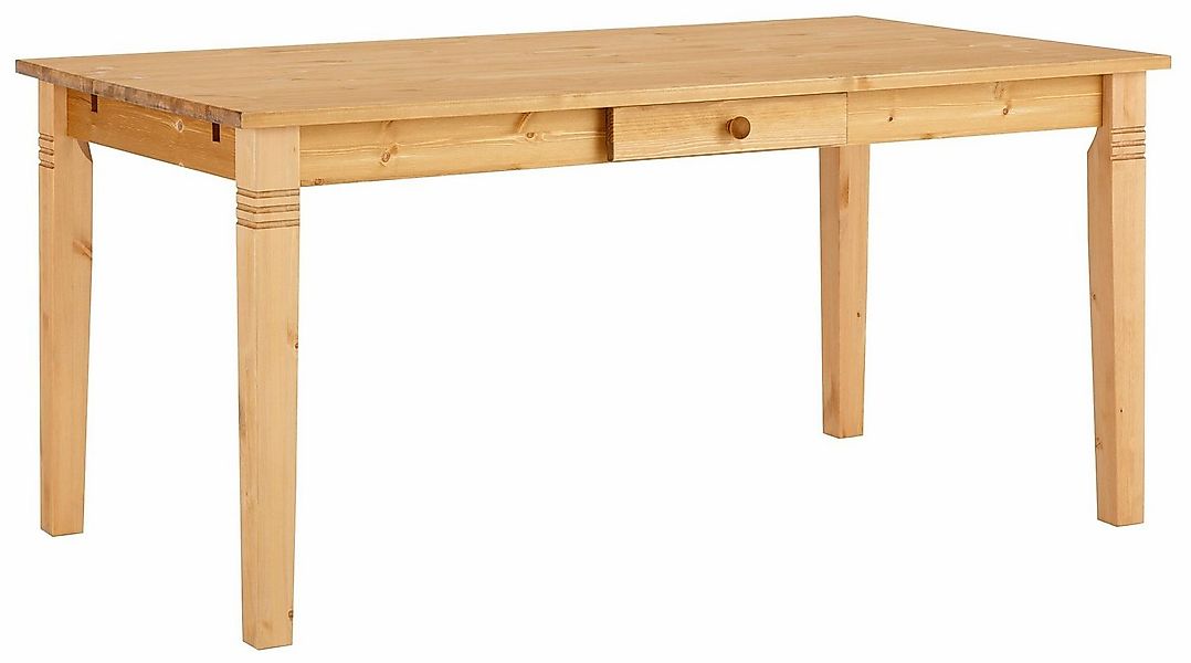 OTTO home Esstisch Danuta, wahlweise mit Schublade, aus massiver Kiefer, FS günstig online kaufen
