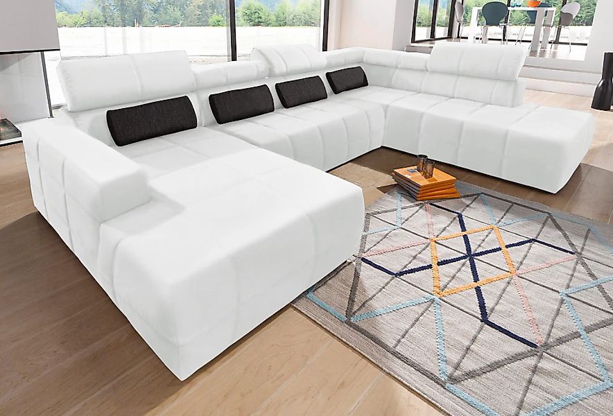 DOMO collection Wohnlandschaft "Brandon, whlw. mit Sitztiefenverstellung, w günstig online kaufen