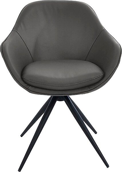 K+W Komfort & Wohnen Drehstuhl »ZOOM« () 4-Fuß Drehstuhl mit Gestell aus Me günstig online kaufen