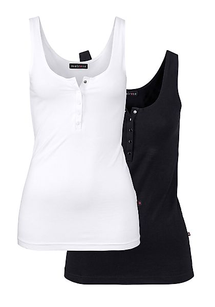 Melrose Tanktop (Packung, 2-tlg) figurbetont, mit günstig online kaufen