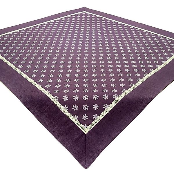 Brilliant Tischdecke Bestickt / Versch. Farben günstig online kaufen