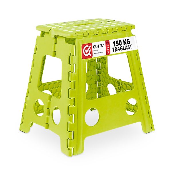 relaxdays Sitzhocker Klapphocker faltbar XL Grün günstig online kaufen