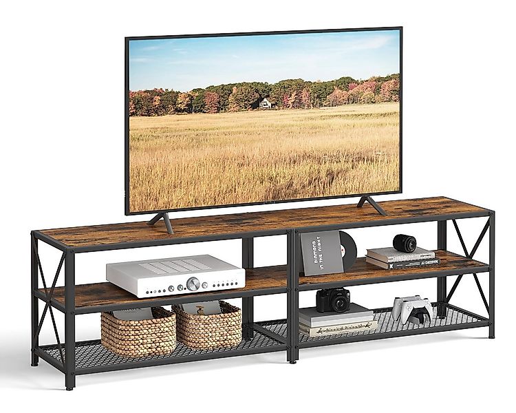 VASAGLE Lowboard Fernsehtisch, 140/160/178 cm Breite, mit Ablagefächern günstig online kaufen