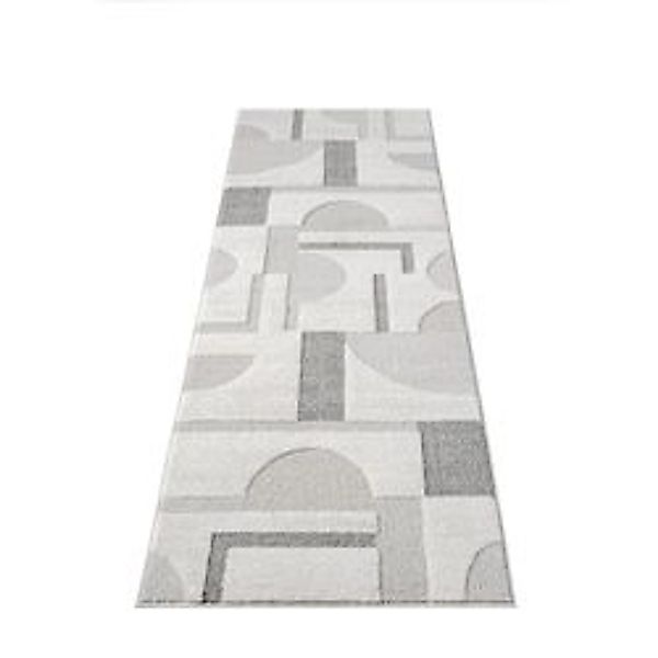 payé Teppich Ello 9992 Boho Flachflor 80x300 cm Grau günstig online kaufen