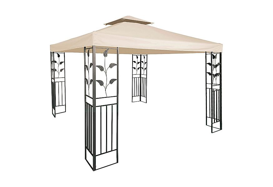 Spetebo Pavillon-Ersatzdach Ersatzdach mit Kaminabzug - beige, (Stück, Ersa günstig online kaufen