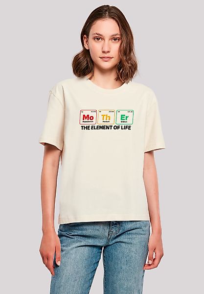 F4NT4STIC T-Shirt "Mothers Day Minimalist Periodic Table Geeky Mom", Premiu günstig online kaufen