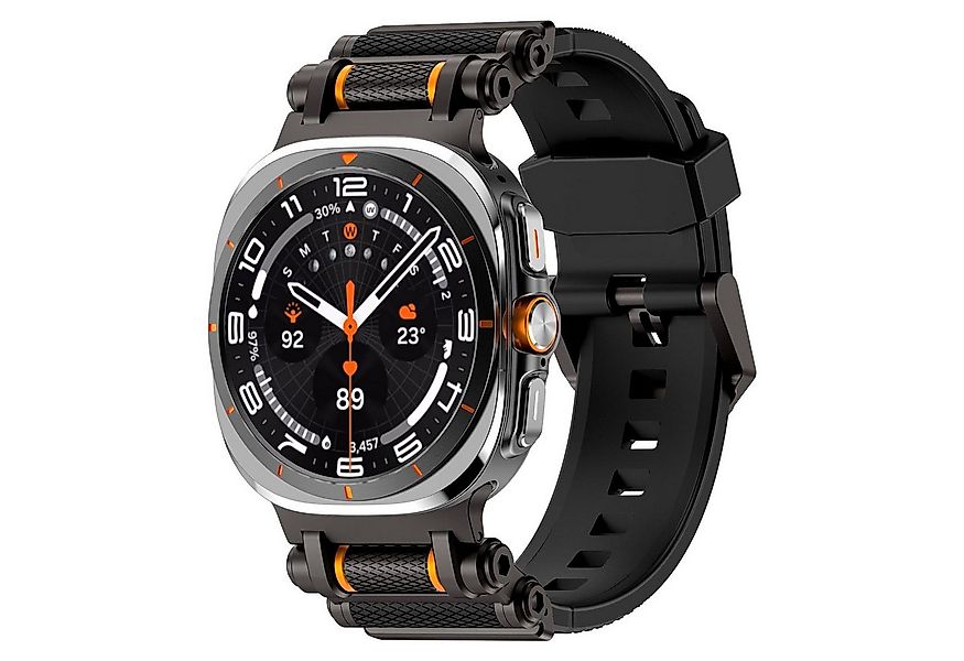 Wigento Smartwatch-Armband Für Samsung Galaxy Watch Ultra 2 / Ultra 47mm Si günstig online kaufen