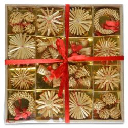 RIFFELMACHER & WEINBERGER Weihnachtsbaumkugel Weihnachtsbaumschmuck Strohst günstig online kaufen